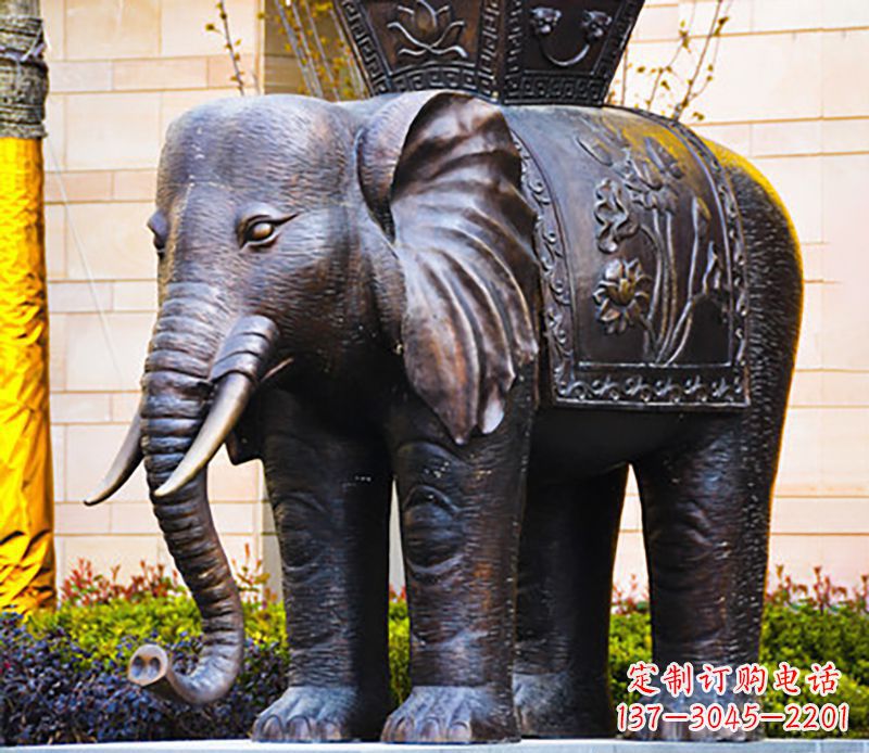 金华铜雕大象