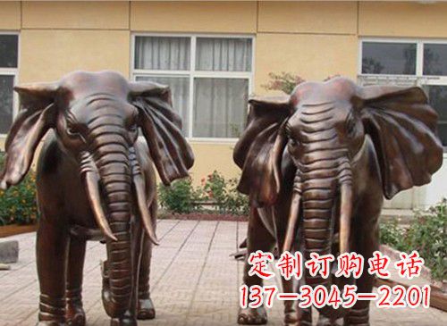 金华铜雕大象222