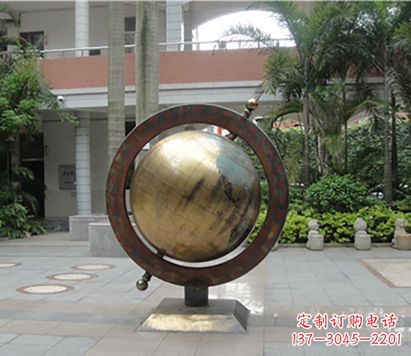 金华铜雕地球仪