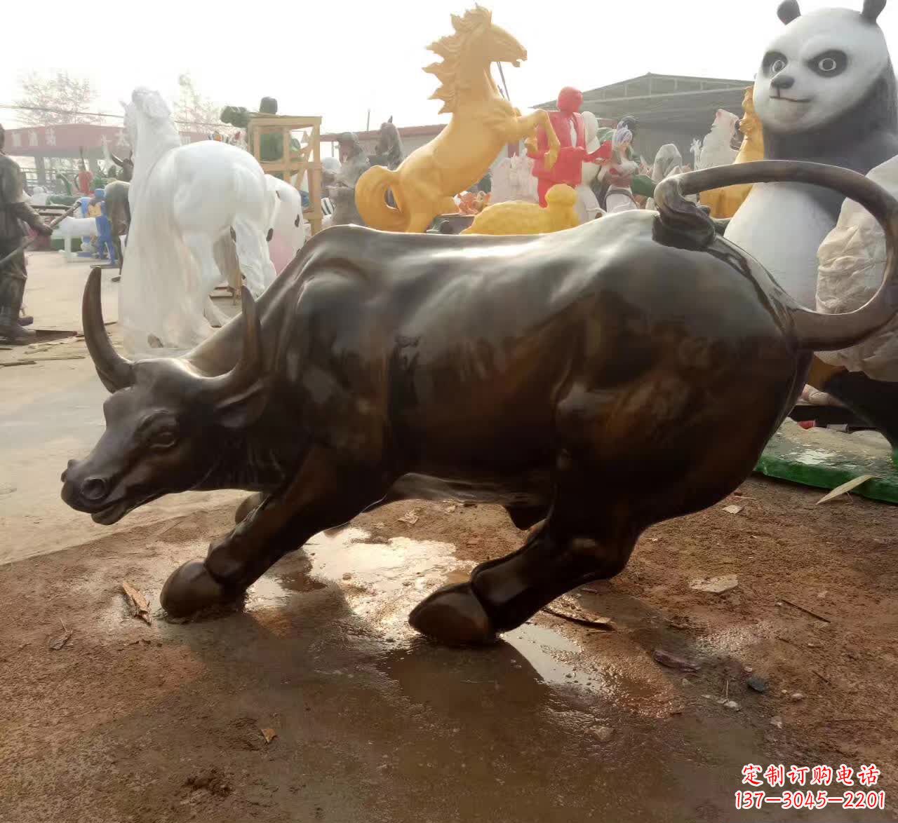 金华铜雕动物牛