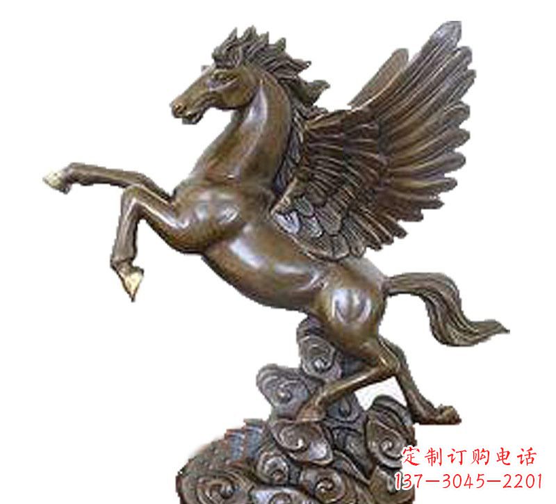 金华铜雕飞黄腾达飞马