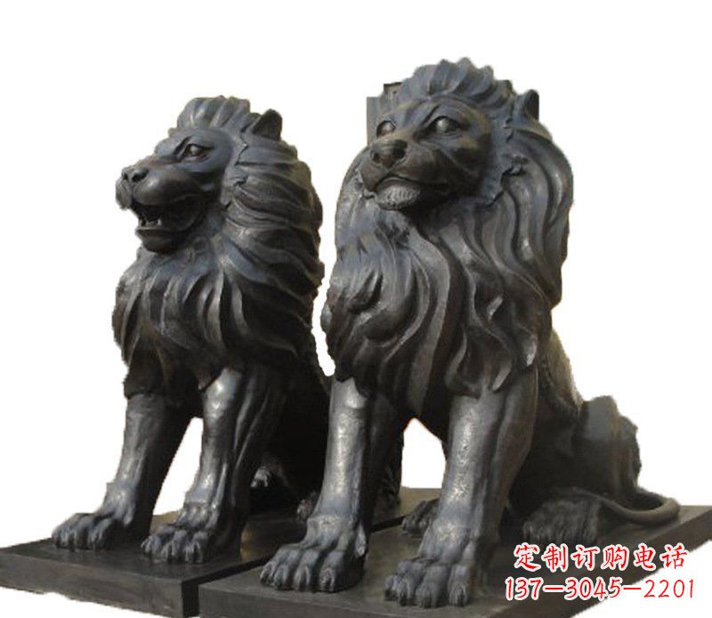 金华铜雕古代神兽狮子雕塑