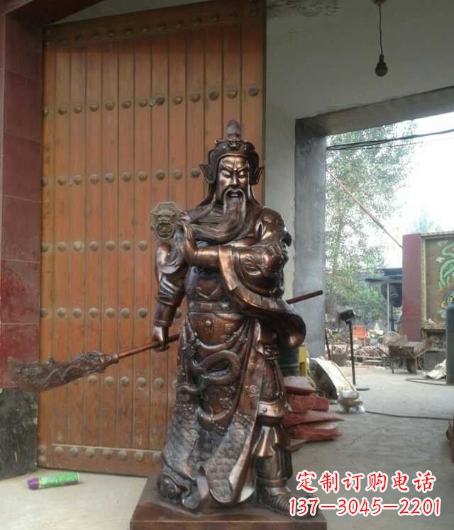 金华铜雕关公像