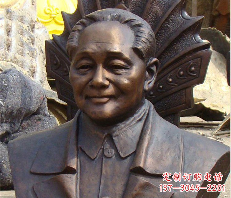 金华铜雕广场邓小平肖像雕塑