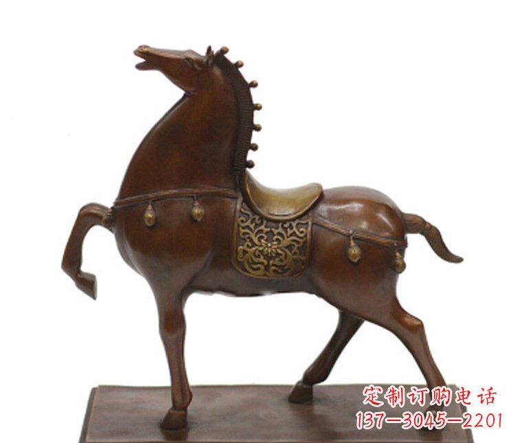 金华铜雕广场动物马雕塑摆件