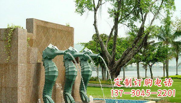 金华铜雕海马雕塑