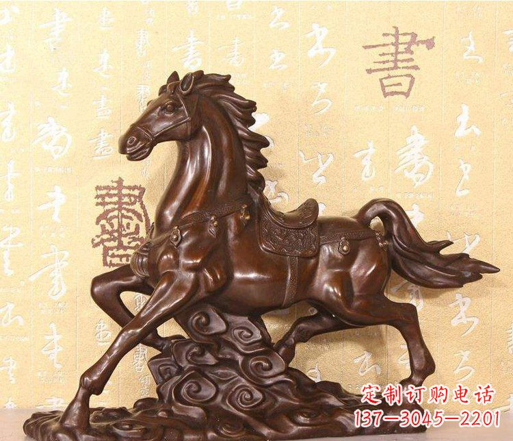 金华铜雕户外园林动物马雕塑