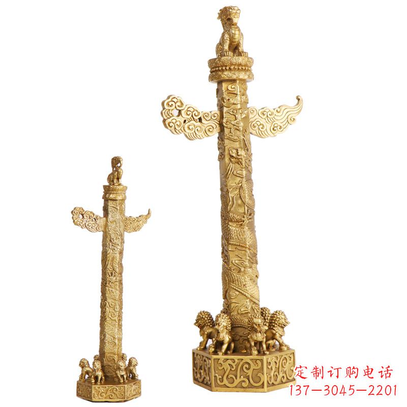 金华铜雕华表柱