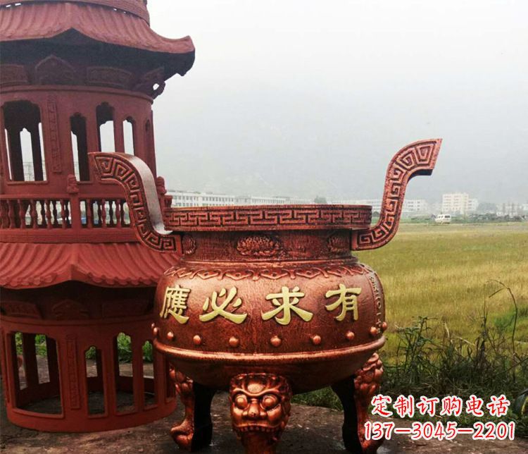 金华铜雕景观香炉
