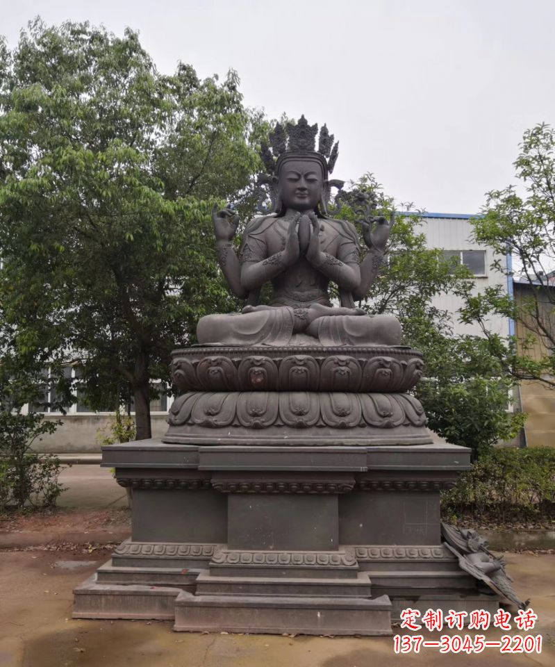 金华铜雕密宗佛寺庙佛像雕塑 