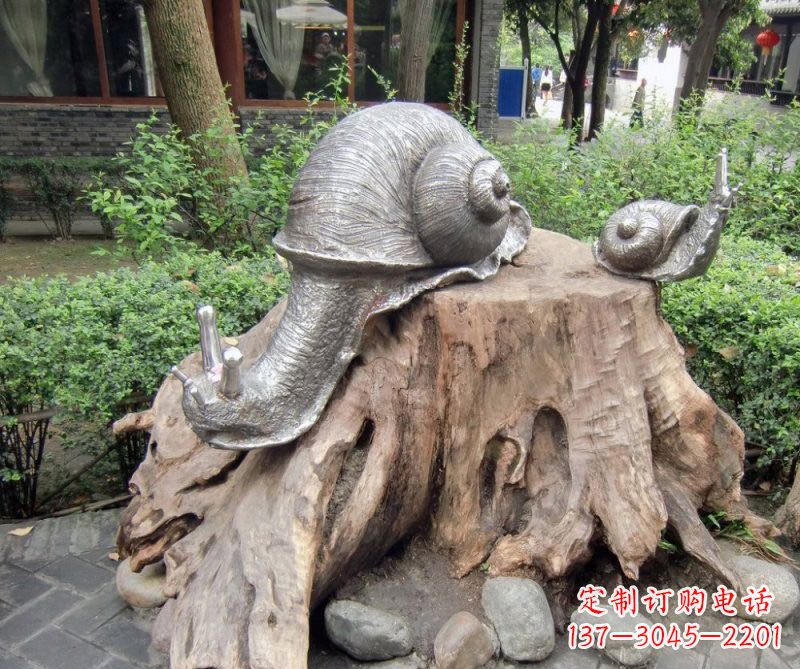 金华铜雕母子蜗牛