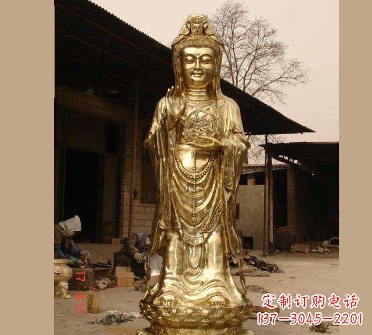 金华铜雕南海观音