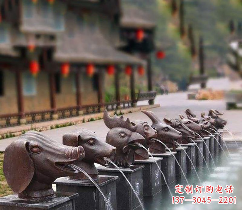 金华铜雕喷泉