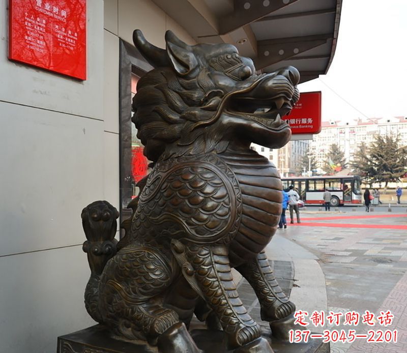金华铜雕麒麟