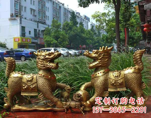 金华铜雕麒麟神兽