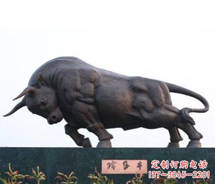 金华铜雕孺子牛动物雕塑