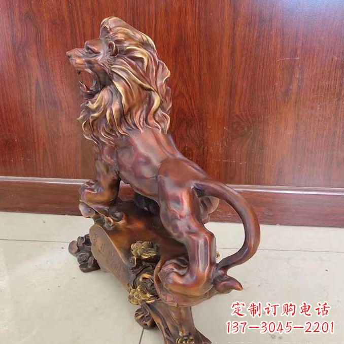 金华铜雕狮子动物雕塑摆件