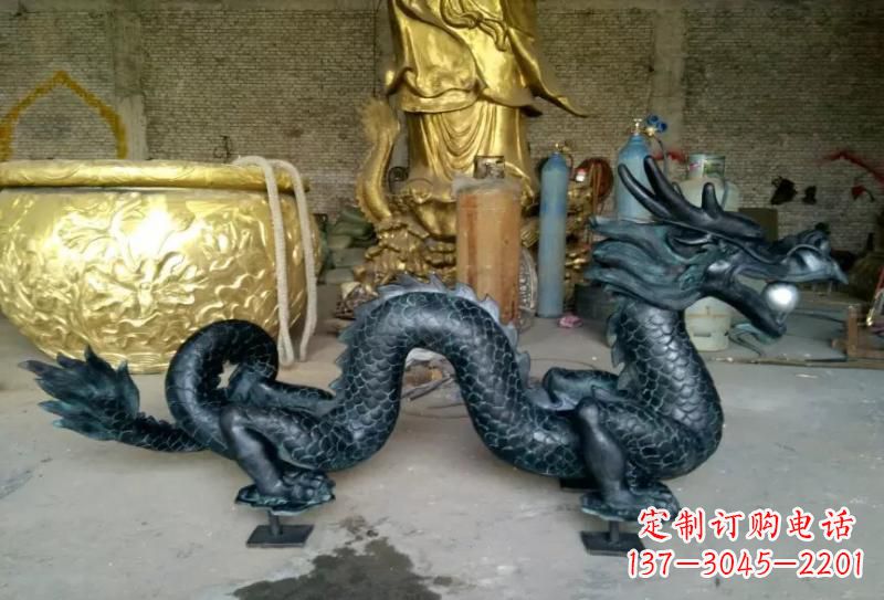 金华铜雕双龙戏珠222