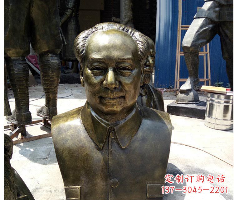 金华铜雕伟人毛主席胸像