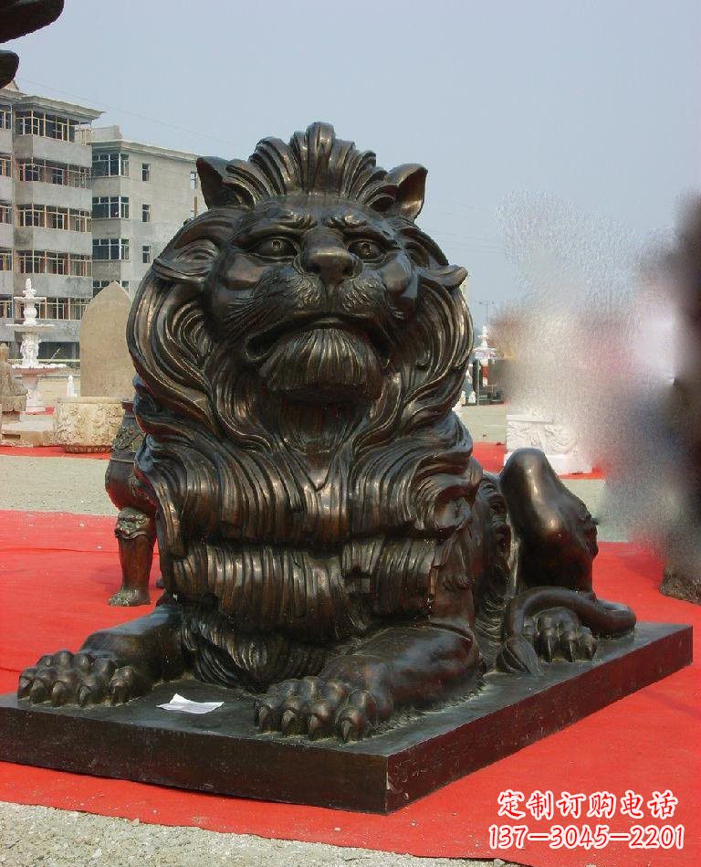 金华铜雕西洋狮子222