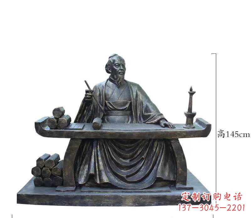 金华铜雕张仲景人物