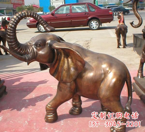 金华铜雕长鼻大象