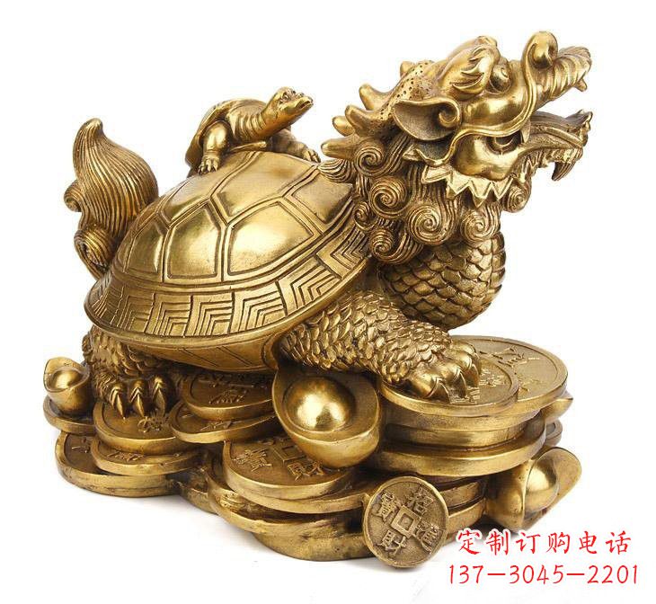 金华铜雕招财龙龟