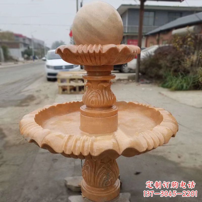 金华晚霞红风水球