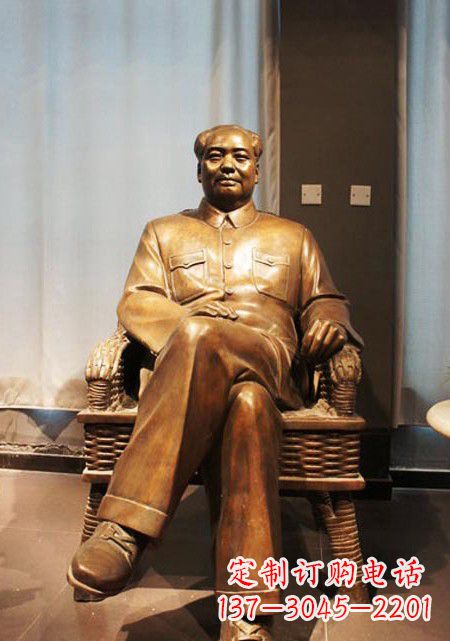 金华伟大的主席铜雕像