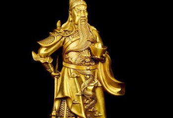 金华关公铜雕，传承古典传统