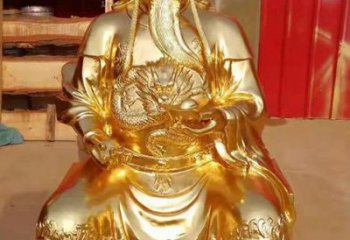 金华传承经典，漆金关公神像雕塑