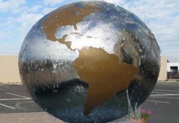 金华国际化地球喷泉雕塑