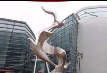 金华不锈钢雄鹰雕塑，永久定制精美景观