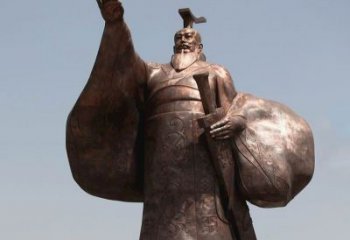 金华秦始皇铜雕精美塑像，让历史回溯至您身边