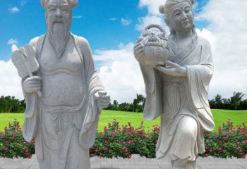 金华青石八仙过海石雕永久保存您心中的传统宗族魅力