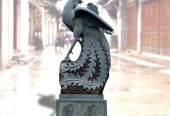 金华匠心之作——青石仿古凤凰雕塑