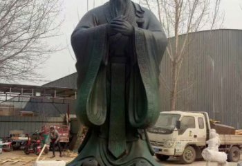 金华青铜孔子雕塑，传承中华优秀文化