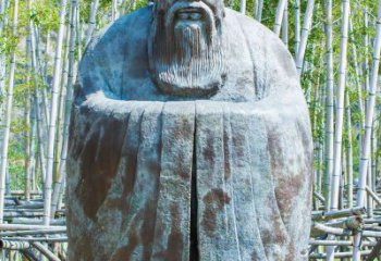 金华青铜孔子人像雕塑，真实还原历史智慧精神