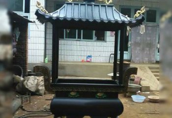 金华中领雕塑精美全铜香炉古典雕塑