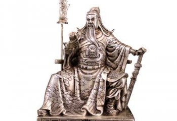金华体现英雄风范的关公雕塑