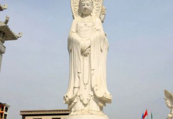 金华中领雕塑：观音三面佛像雕塑