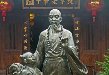 金华自然而然的美·少女铜雕