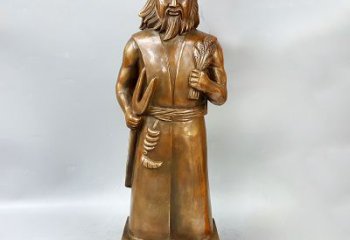 金华尊贵的神农大帝铜雕塑