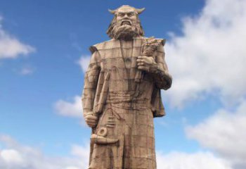 金华精美神农大型石雕像，由中领雕塑定制