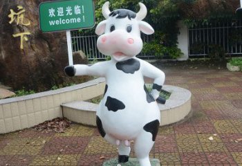 金华中领雕塑：生肖牛卡通雕塑