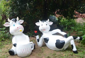金华中领雕塑出品：生肖牛卡通雕塑