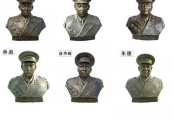 金华近代名人铜雕头像雕塑