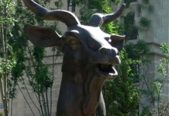 金华十二生肖铜雕羊首饰