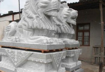 金华港币狮子雕塑，华丽展现华夏气势