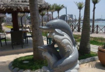 金华海豚雕塑，让海洋之声带给你温暖